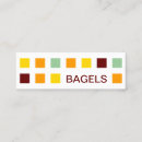 Sök efter bagel visitkort För alla