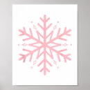 Sök efter snowflake posters Rosa