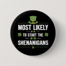 Sök efter dag är för leprechauns knappar Irländsk