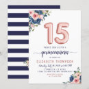 Sök efter quinceañera inbjudningar Blommigt