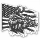 Sök efter soldat klistermärken Amerikansk flagga