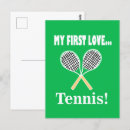 Sök efter tennisspelare vykort Racket