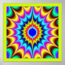 Sök efter optical illusion posters Blue