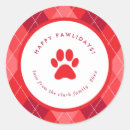 Sök efter gullig helgdag klistermärken Hund
