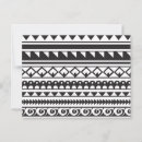 Sök efter abstrakt mönster vykort Minimalistisk