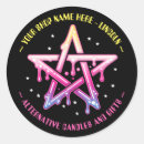 Sök efter pentagram klistermärken Häxkonst