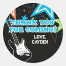 Sök efter svart gitarr klistermärken Rockstjärna