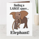 Sök efter rolig elefant kort Humor