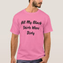 Sök efter smutsa ner tshirts Svart