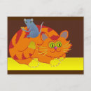 Sök efter katt tecknad vykort Mus