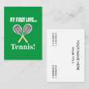 Sök efter tennis visitkort Professionell