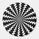 Sök efter optiska illusions magneter Svart och vitt