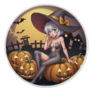 Sök efter häxa och knoppar handtag Häxkonst