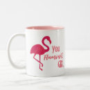 Sök efter flamingo muggar Fågel
