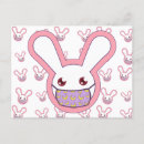Sök efter kanin för kawaii vykort Bunny