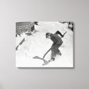 Sök efter snö canvastryck Vintage