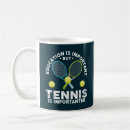 Sök efter tennis muggar För honom