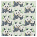 Sök efter panda tyger Svart och vitt