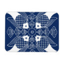 Sök efter fisk hav magneter Blå