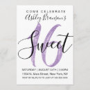 Sök efter sequin inbjudningar Sweet sixteen