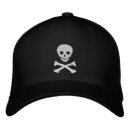 Sök efter skull broderade kepsar Skalle och korsben