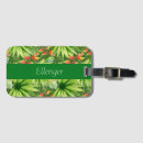 Sök efter grönt luggage tags Tropisk