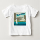 Sök efter stad bebis tshirts Reseaffisch för vintage stil