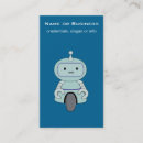 Sök efter robot visitkort Science fiction