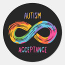 Sök efter oändlighetssymbol klistermärken Godkännande av autism