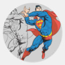 Sök efter superman runda klistermärken Toppen hjälte