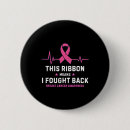 Sök efter bröstcancerslogan knappar Bröstcancerband
