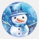 Sök efter snögubbe klistermärken Blå