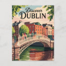 Sök efter dublin ireland vykort Retro vintage resor