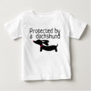 Sök efter korv bebis tshirts Dachshund