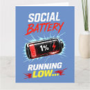Sök efter batteri kort Introvert humor