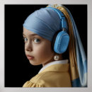 Sök efter vermeer posters Flicka med pärlörring