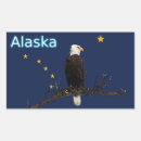 Sök efter alaska flagga klistermärken Blå