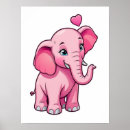 Sök efter tecknad elefant posters Rosa