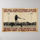 Sök efter vintage baseball posters Baseballkonst