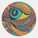 Sök efter psychedelic klistermärken Hippie