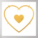 Sök efter hjärta av guld posters Snyggt