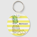 Sök efter ananas nyckelringar Illustration