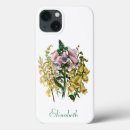 Sök efter botaniska illustrationer iphone fodral Vintage