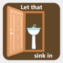 Sök efter sjunka fyrkantiga klistermärken Söt