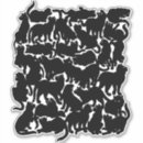 Sök efter svart katt bildekaler Kattälskare