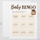 Sök efter bingo brevpapper Babyduschspel