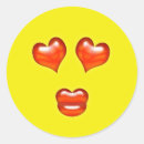 Sök efter kyssande emoji klistermärken Uttryckssymbol