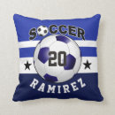 Sök efter fotbollslag kuddar För alla