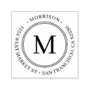 Sök efter initialer returadress stämplar För dem