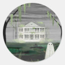 Sök efter spökade hus klistermärken Halloween